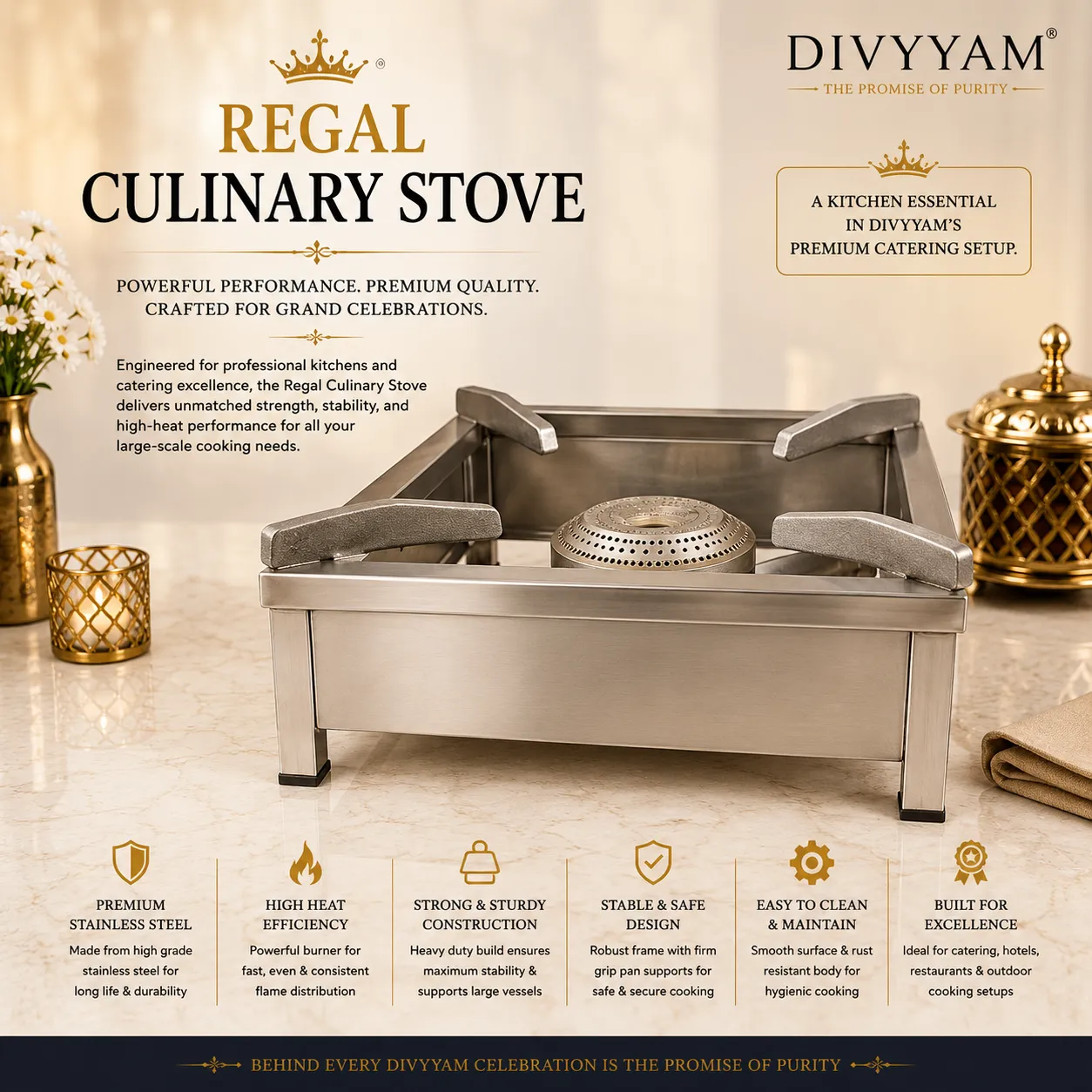Regal Culinary Stove presentation by D I V Y A M®